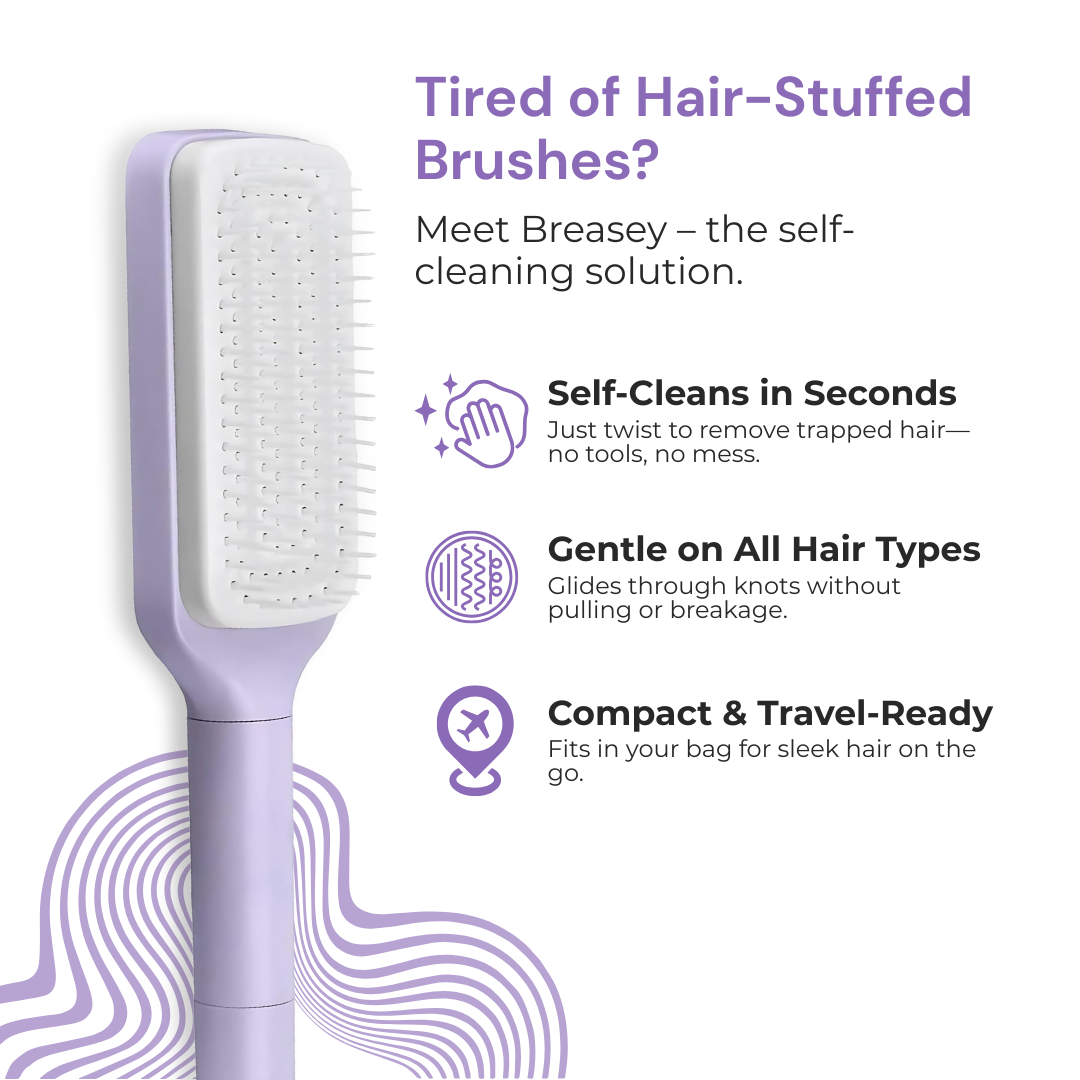 Theracou - Self Cleaning Hair Brush